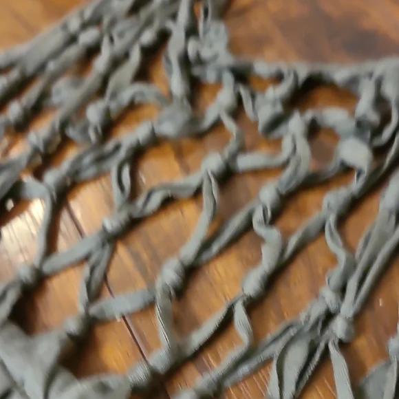 Olive Green Halter Fringe Top - Picture 5 of 8